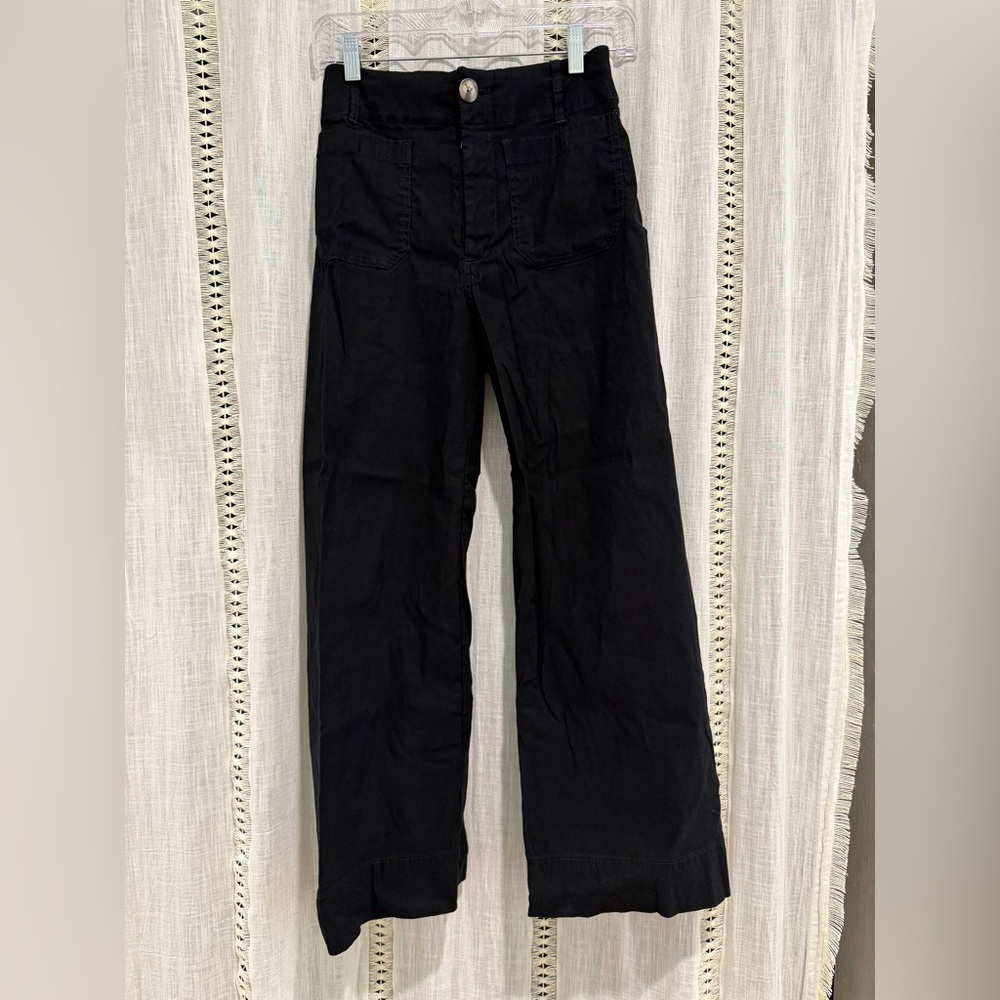 Anthropologie Wide Leg Pants in Black